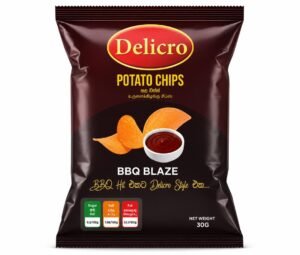 Delicro BBQ Blaze Potato Chips – 30g 🥔🔥
