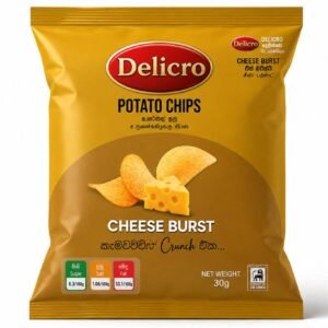 Delicro Cheese Burst Potato Chips – 30g 🧀🥔